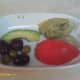 Ingredients: avocado, tomato, artichoke, olives