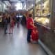 Inside the covered Deli Hall