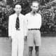 Ho Chi Min and his chief military strategist  Võ Nguyên Giáp (left) in Hanoi, 1945