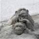 Sand sculpture, Playa de las Canteras.