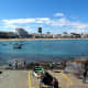 Playa de las Canteras from the north.