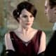 The delicately beaded dress was inspired by the designs of Lanvin and proved to be a gorgeous choice that did not distract from the emotional weight of the scene.