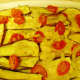 Build another layer of roasted vegetables.