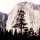 The 3,000 foot high tallest unbroken granite cliff in the world called El Capitan is here in Yosemite.