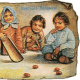This seems like a fun child's game they must have played long ago. A Russian postcard from before 1917. Image #4