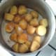 Potatoes prepared for boiling
