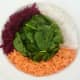Baby spinach forms leafy centrepiece of dish