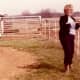 1983 Visiting a horse ranch in Texas