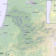Map of the Umpqua River watershed, Oregon, United States