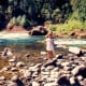 My niece at the scenic Umpqua River