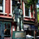 Statue of "Gassy Jack" in Vancouver, British Columbia, Canada.