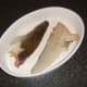 Two fresh codling fillets