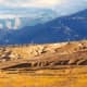 The colors of the mountains and dunes vary by the time of day and lighting.