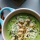 Creamy White Bean, Broccoli, and Tahini Soup