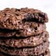 Chocolate Fudge Tahini Cookies