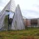 Sami Parliament Includes a native house -- The Sami traditional teepee is called a "lavvu" in the Northern Sami language.