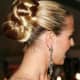 Hair that is braided around the head, or braided and then wrapped around the head, gives a regal and beautiful look. Crown and Heidi braids are flattering...