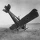 Downed German plane somewhere along the Western Front.
