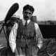 Frenchman Roland Garros the world's first ace. He mounted a machine gun directly in front of him, so aiming the plane aimed the gun.