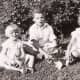 My mother with her brother and sister as children