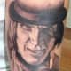 Another tattoo that re-imagines characters and scenes from "A Clockwork Orange."