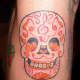 Day of the Dead skull tattoo