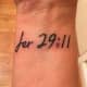 Bible verse semicolon tattoo