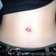True navel piercing