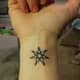 7 point star tattoo
