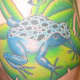 Frog Tattoo, Hawk @ Oxygen Tattoos, Bend, OR