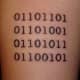 Name In Binary (by Annie, Ludicrous Ink, Aurora, OR)