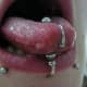 multiple tongue piercing