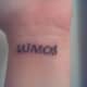 Lumos, Latin for &quot;lumenn&quot; meaning light