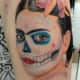 Tattoo inspired by Frida Kahlo.