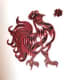 This tattoo is also from the Chinese zodiac. The sign is the rooster.