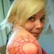 Red web tattoo
