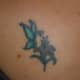 Butterfly (before): I happen to think this is a cute tattoo. But it is definitely faded and blurry. 