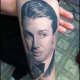 A tattooo portrait of Jimmy Start
