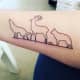 Moony, Wormtail, Padfoot and Prongs tatttoo