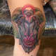Diabolical ram tattoo by pommie_paul