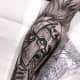Ares, Greek God of War tattoo by Bruno Santos