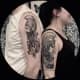 Ares and Athena couple tattoo