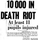 Headline in the afternoon newspaper &quot;The Daily News&quot; on 16 June 1976.