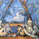Paul Cézanne, The Large Bathers, 1898–1905. Note that modern art didn't adhere to realist conventions.