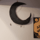 Once it's dry, hang your moon up as part of your decor.