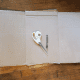 Lay out your cardboard. Size based on where you will hang your crescent moon.