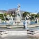 A fountain in Parque de la Bateria.