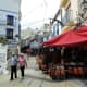 Pedestrianized area in Torremolinos old town.