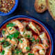 Gambas al ajilo (garlic sauce on shrimp)
