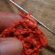 To make a bullion stitch: Ch 1 and you have successfully made one bullion stitch lying on its side.